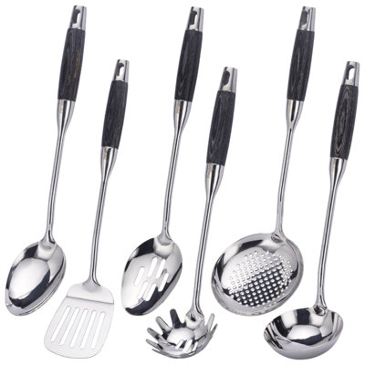 Ensemble d'ustensiles de cuisine en acier inoxydable 6 pièces Wuyi
