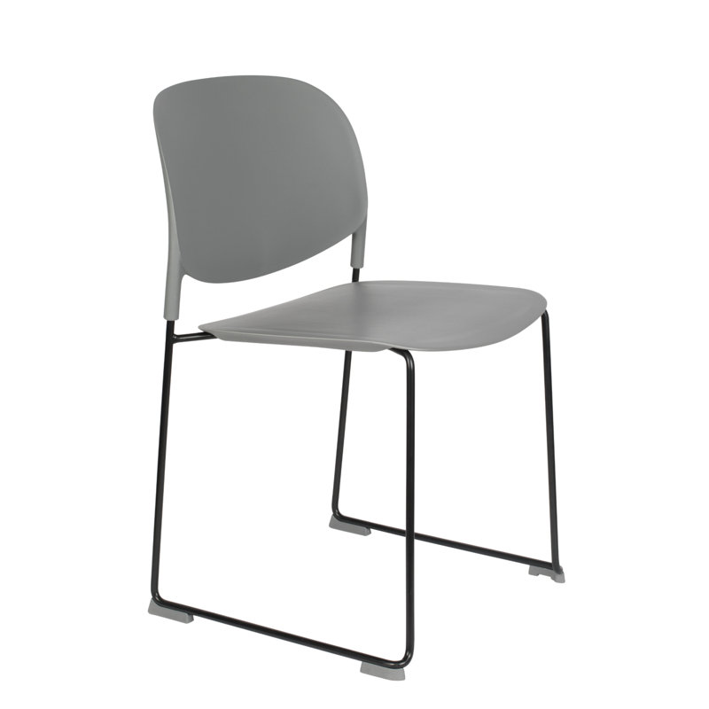 Chaise d'appoint empilable, Gris