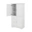 Tall And Wide Storage Cabinet With Doors, Three Drawers-1628456128