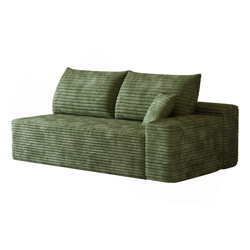 Y119-3L-GREEN 3seater left green, Green