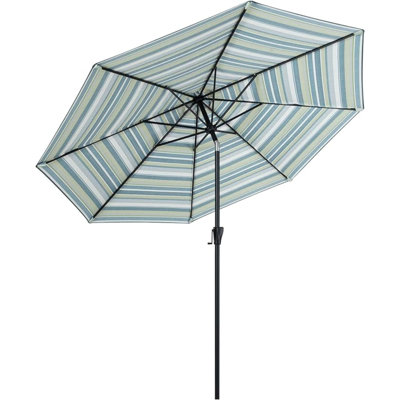 Parasol de marché avec support à manivelle 108 po Louria