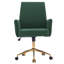 La chaise de bureau relevable à dossier moyen, en tissu rayé et ergonomique, est un excellent choix pour travailler, étudier ou se détendre. La conception à dossier moyen offre une meilleure expérience d'assise.-1847892354