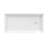 DreamLine SlimLine 36 inch D x 60 inch W x 2 3/4 inch H Single Threshold White Alcove Shower Base with 2 inch Brushed Nickel Right Round Drain-118322006-118321997