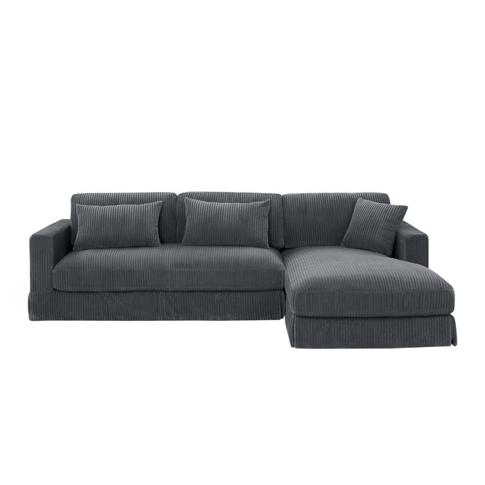 Ebern Designs Kurstie 2 - Piece Upholstered Sectional & Reviews 