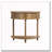 31.5-Inch Grooved Half-Moon Console Table