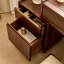 Commode en noyer noir de style minimaliste nordique