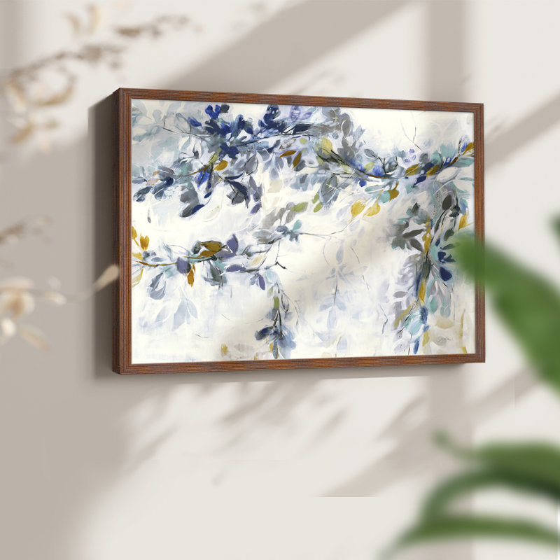 Gentle Gestures - Impression encadrée - Restickable, H 11 po x l 14 po, Noyer