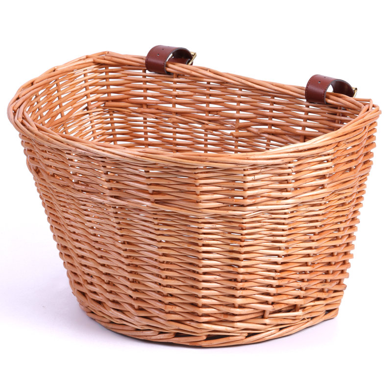 Panier de vélo en osier