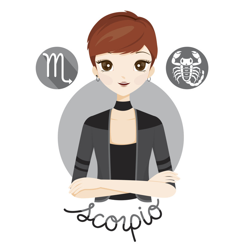Woman With Scorpio Zodiac Sign by MatoomMi - Wrapped Canvas Print, 30cm H x 30cm W