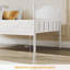 Lit de jour simple pliable - blanc, métal, prêt pour les invités