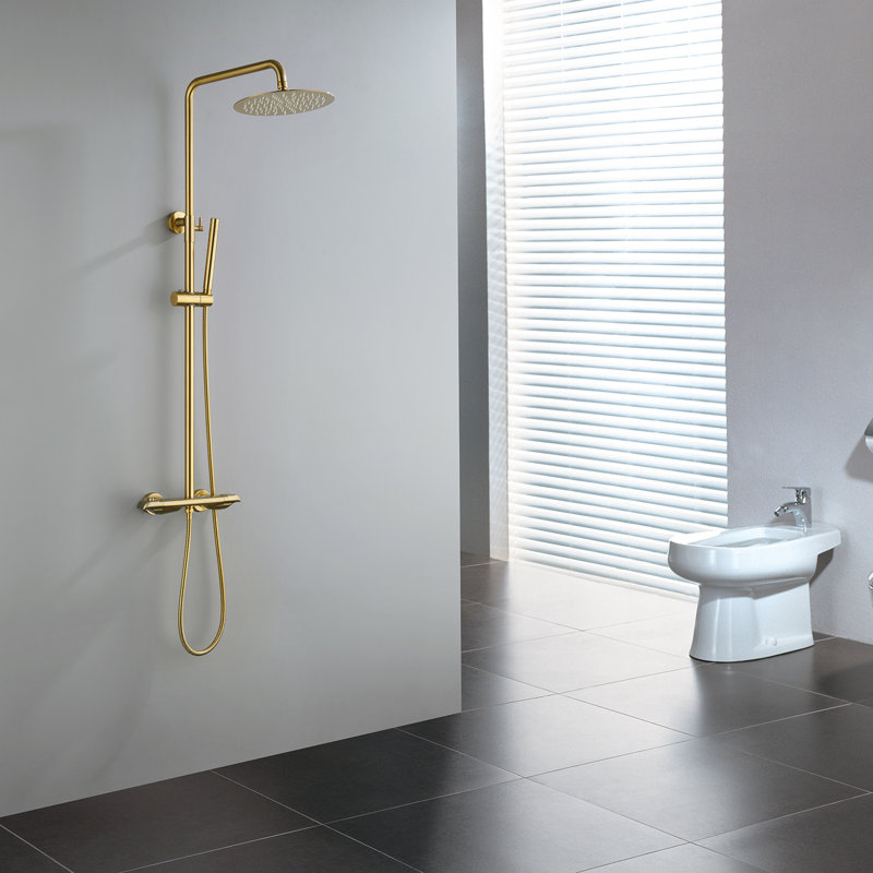 Système de douche complet avec valve pour installation brute