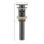 Drain escamotable de lavabo en laiton DAX-109166644-109166659