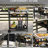 Outdoor Kitchen Cart, 2 With Stainless Steel Tabletop, Towel & Spice Jar Holder, Black Bar Table Surface, 2 Layers Hook