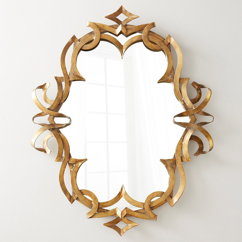 Charcroft Metal Oval Mirror