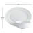 Fitz and Floyd Everyday White Beaded 2-Piece Serving Bowl and Platter Set