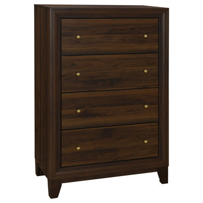 Mullaney 5-Piece California King Bedroom Set Walnut