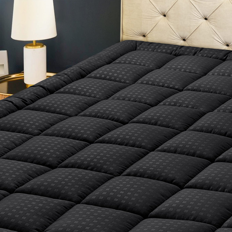 Laumer 2'' Mattress Pad, Black, Full