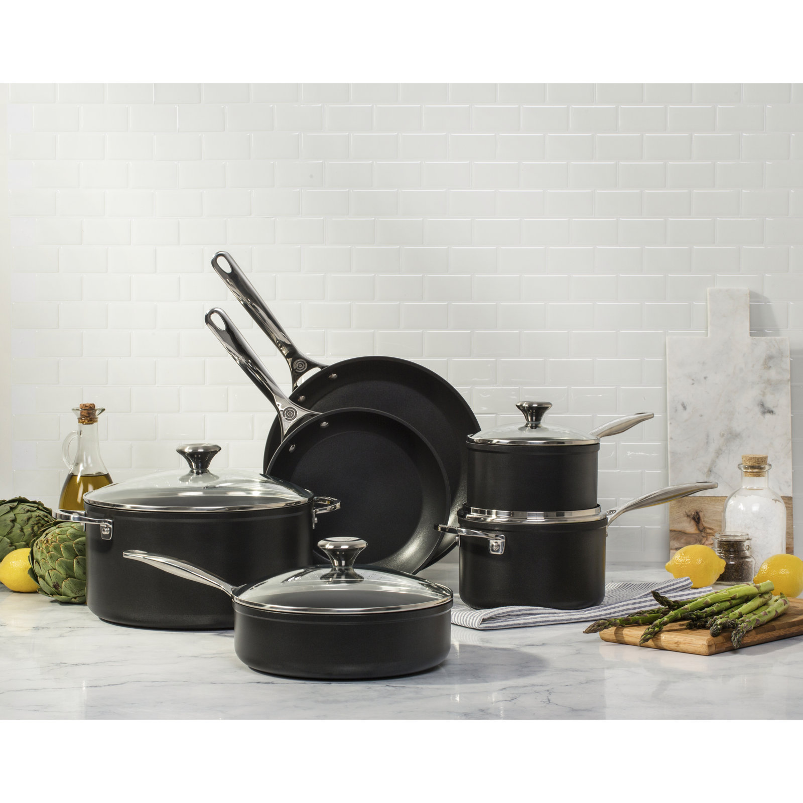 Le Creuset Toughened Non-Stick 10-Piece Set