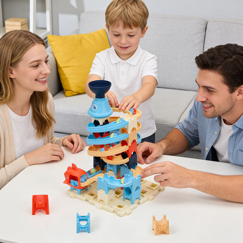 Marble Run Construction Toy Set