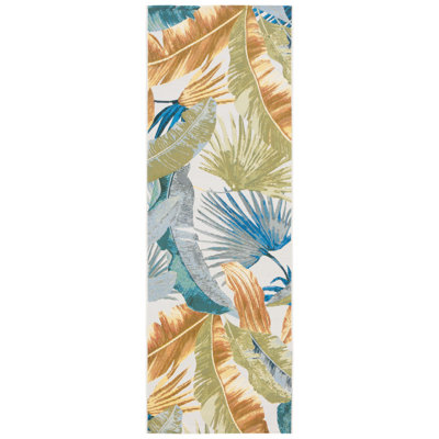 Ismene 500 Performance Floral Indoor/Outdoor Area Rug