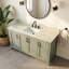 Plateau de meuble-lavabo à simple cuve intégrée 61 po x 22 po LustreLine Orelia-128280780