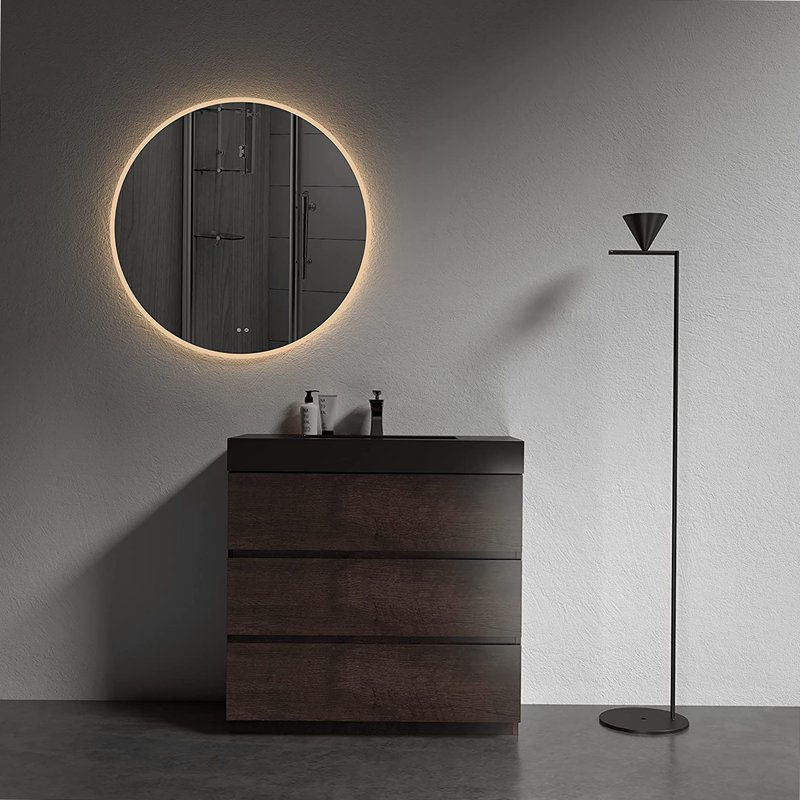 Miroir mural Elver, 31,5 po x 31,5 po