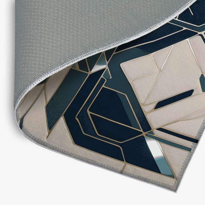 Tapis intérieur et extérieur Stellar Harmony, Rectangle 1 pi 6 po x 2 pi 6 po