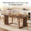Solid Wood Base Dining Table