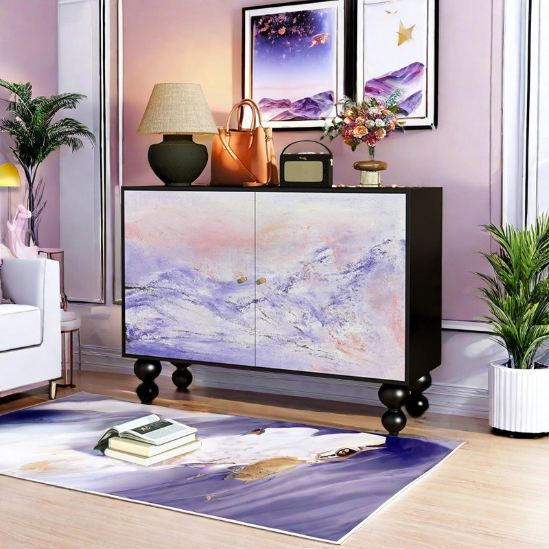 Solid Wood Accent Cabinet