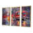 Toile avec cadre flottant or