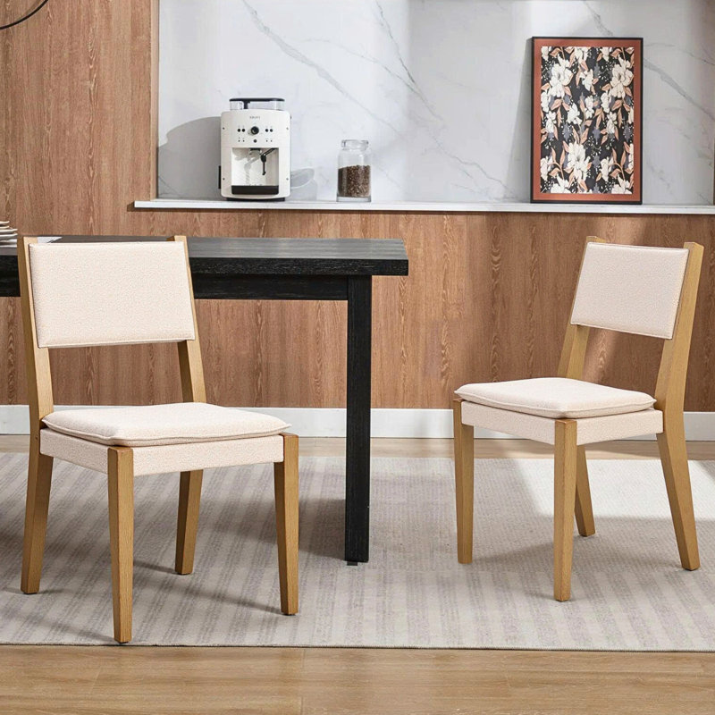 21" H Solid Wood Dining Chair, 2