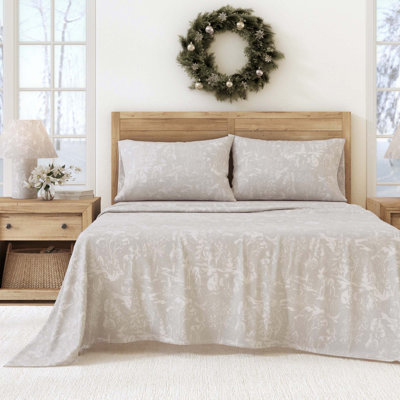 100% Turkish Cotton Flannel Holiday Sheet Sets