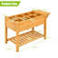 Isla Wood Elevated Planter