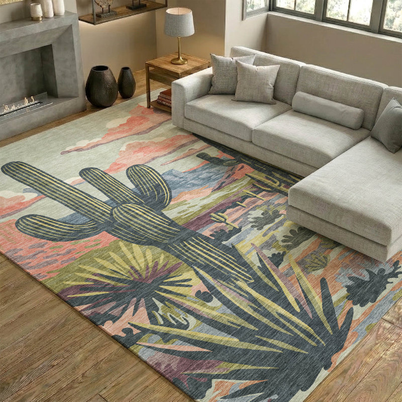 Tapis de qualité supérieure Mayfield AMF2496 lavable à la machine, Céleri, 3 pi x 5 pi