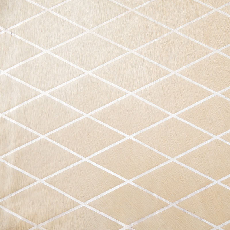 Arlequin Hide Cowhide Geometric Area Rug, Novelty 5'10" x 7'10"