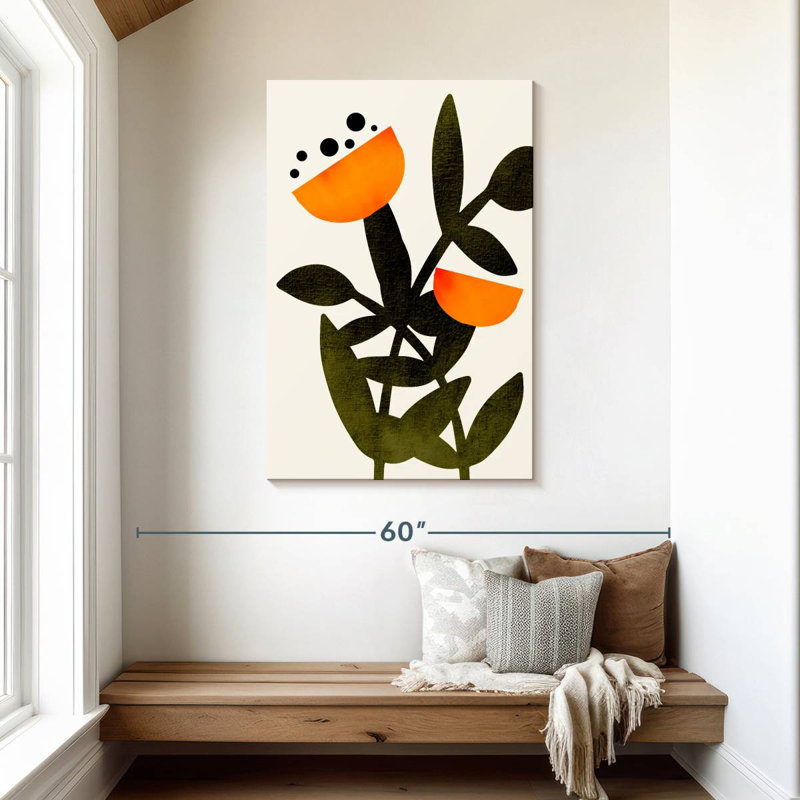 Harnek, une fleur appelée Polly, H 45 po x l 30 po