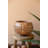 Kalalou Handcrafted Coco Planters with Carved Details Set of 2 for Indoor & Outdoor 4.5"Tall