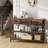 3-Tier Console Table With Charging Station & 3 Fabric Drawers,43.3'' Entryway Table With Storage Drawers And Open Shelves, Narrow Sofa Table With USB Ports And Outlets, Adjustable Feet, And Modern Design For Hallways, Living Rooms, And Small Spaces-1022265191