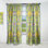 Fancy Arabesque of Swirly Ornaments & Lovely Birds - Floral Bohemian Blackout Curtain Single Panel