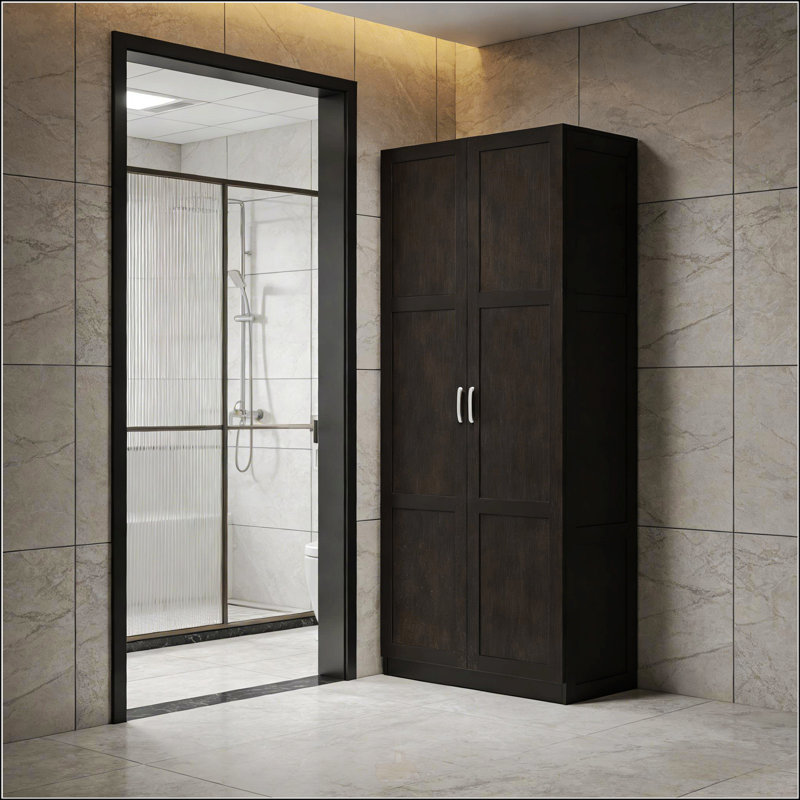 Armoire de cuisine spacieuse et réglable avec portes à fermeture douce pour un rangement silencieux et sécuritaire