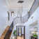  Keysha 8 - Light Unique Chandelier Large Long Cluster Pendant for Stairs Hallway with Remote Control
