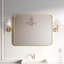 Élégant miroir encadré en aluminium avec coin arrondi pour une décoration intérieure élégante-512941711-513819424-513305233