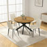 Ensemble de table de salle à manger extensible 47,1 "à 63,1", table de cuisine rectangulaire 5 pièces avec 4 chaises de salle à manger rembourrées
