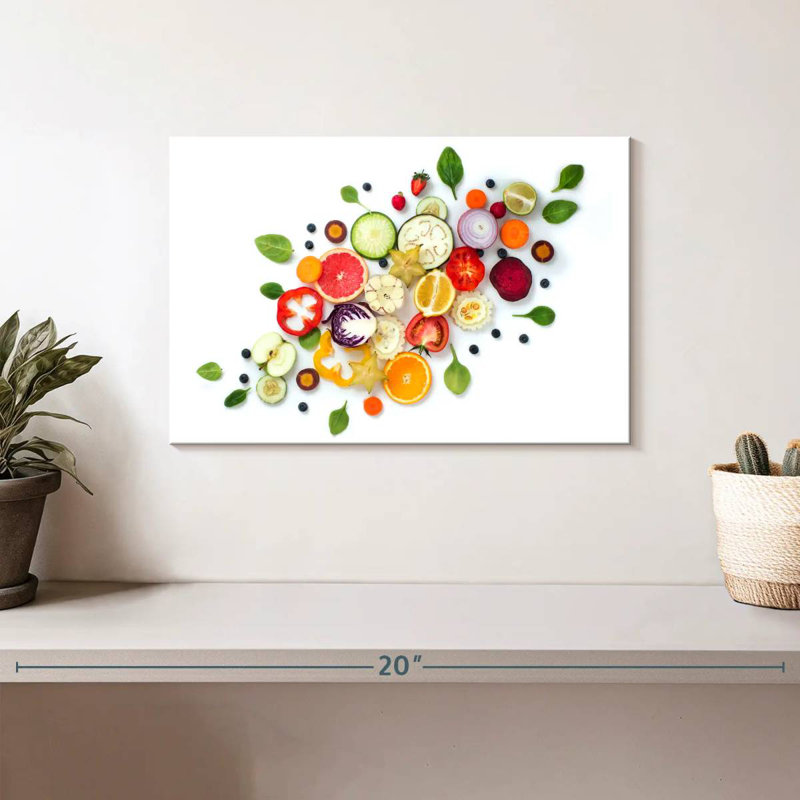 Tranches d'aliments sains Yarlin, H 8 po x l 12 po