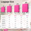 Ensembles de bagages Hardshell 6 pièces avec 2 sacs, valise de transport avec poignée et roues pivotantes doubles verrouillables, bagages légers de 16 po + 20 po + 24 po + 28 po