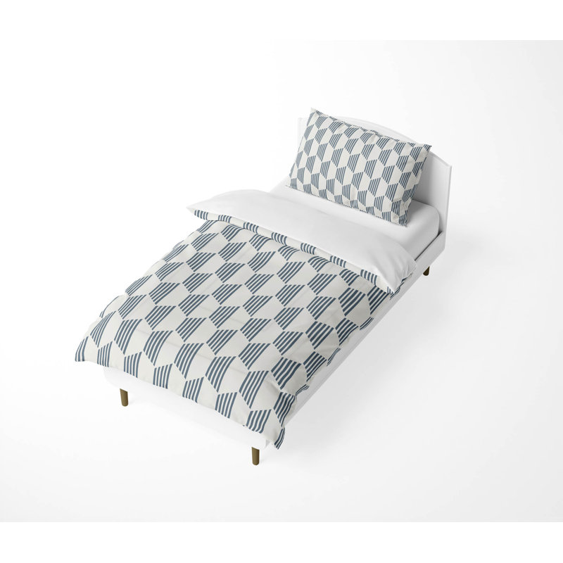 Hexaline Comforter Set, Blue