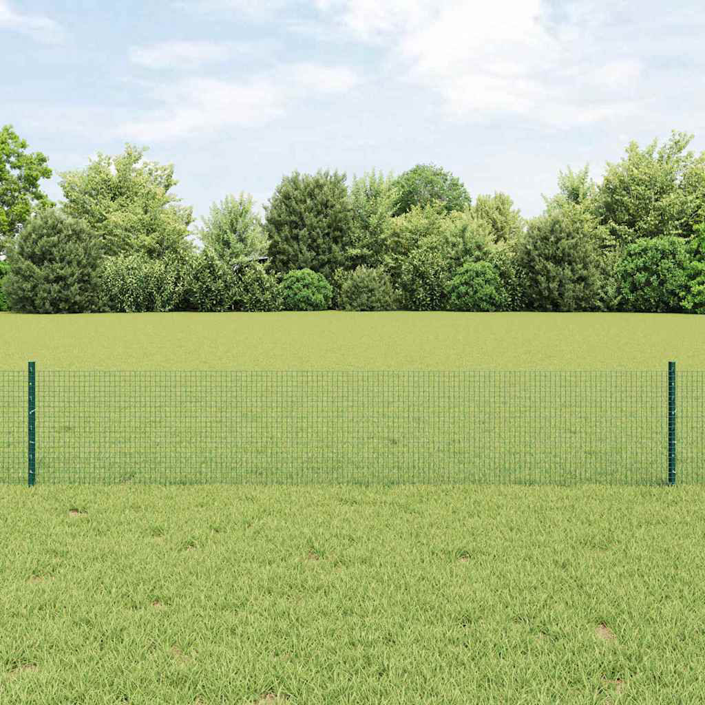 Vidaxl Fence With Posts Steel