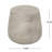 Lightweight Concrete Side Table With Look - Drum Shape, No Assembly, 19.25W X 19.25D 16.64H, Gray Color Decorative Concrete, 19.25"W 19.25"D 16.64"H,