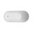 55.3" X 28.3" Freestanding Soaking Bathtub-86772433