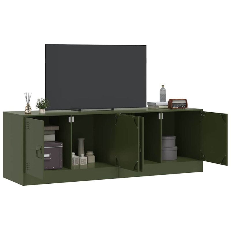 Ardussi Unfinished TV Stand for TVs up to 24", Olive